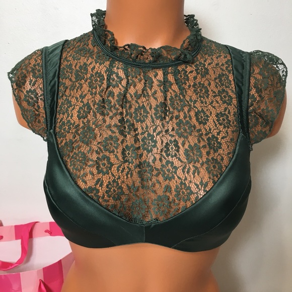 Victoria's Secret Other - NEW VS DREAMS ANGEL HIGH NECK LACE SATIN BRA